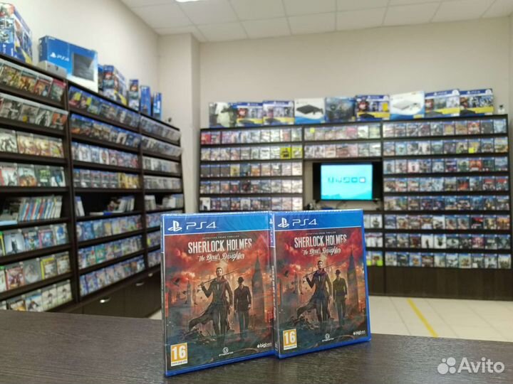 Шерлок Холмс Расхититель Гробниц Ps4 (новый диск)