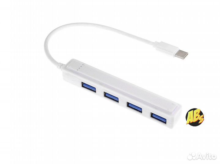 USB Type-C в 4 USB 3.0 адаптер (HUB)