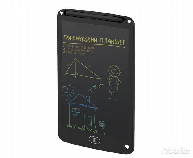 Электронный планшет для рисования LCD, цветной