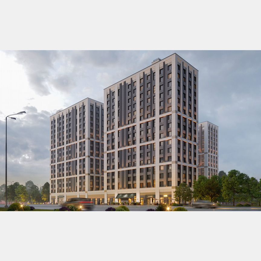 Апартаменты-студия, 19,4 м², 5/16 эт.