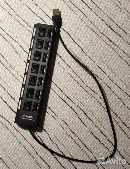 7 в 1 Разветвитель USB 2.0