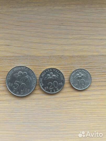 Монеты Малайзия, Шри-Ланка, ОАЭ, Турция