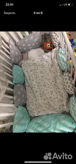 Бортики в кроватку