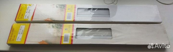 Жалюзи пвх белые 25 мм 60х155 см