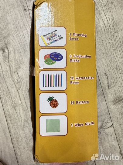 Детский столик для рисования с проектором