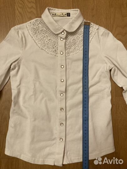 Блузка школьная Маленькая леди 128