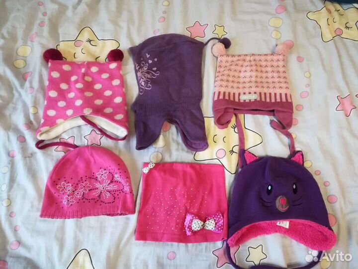 Шапки и шлем 8 шт