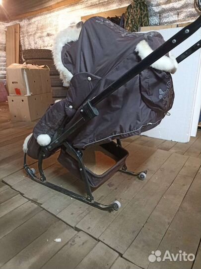 Коляска санки