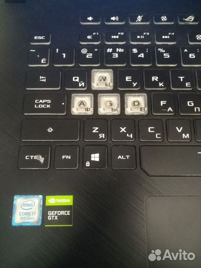 Игровой ноутбук asus ROG Strix G GL731GT