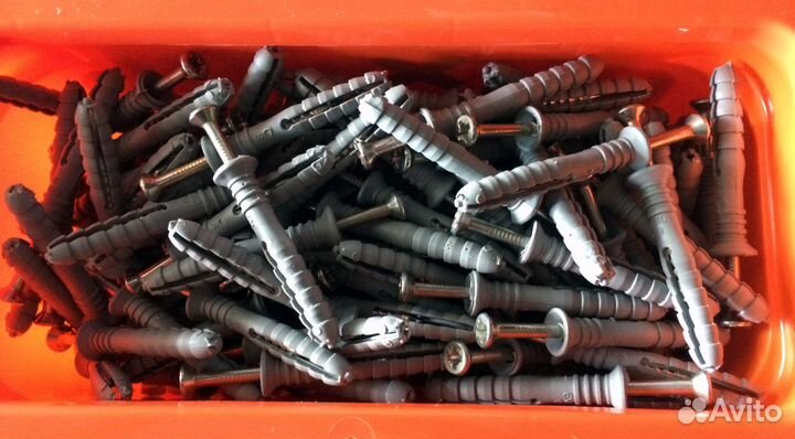 Дюбель-гвозди 6x40 мм,полипропилен 0,8 р за шт