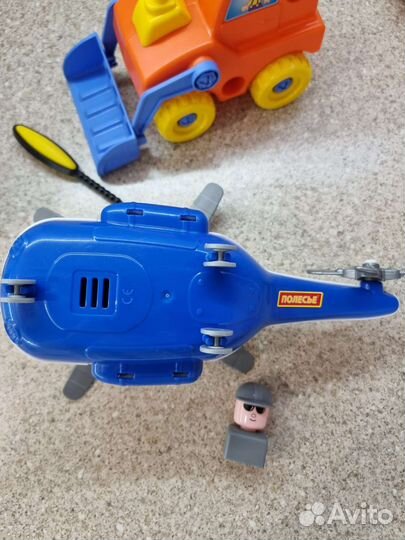 Вертолет полесье, трактор разборный