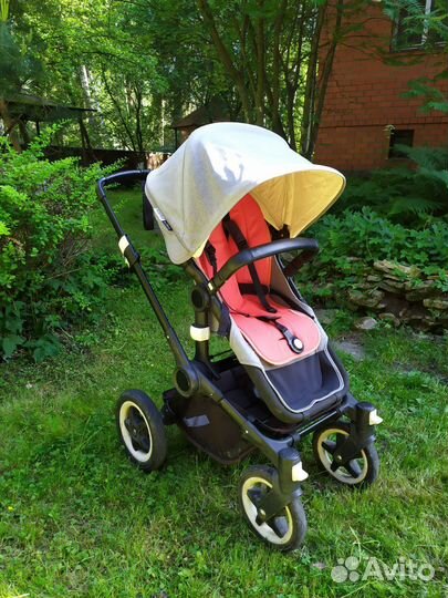 Коляска 2 в 1 bugaboo buffalo grey mellange