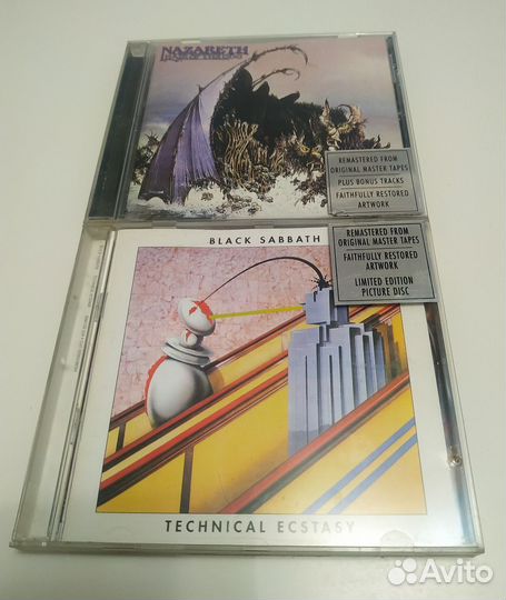 Cd диски фирменные nazareth, black sabbath