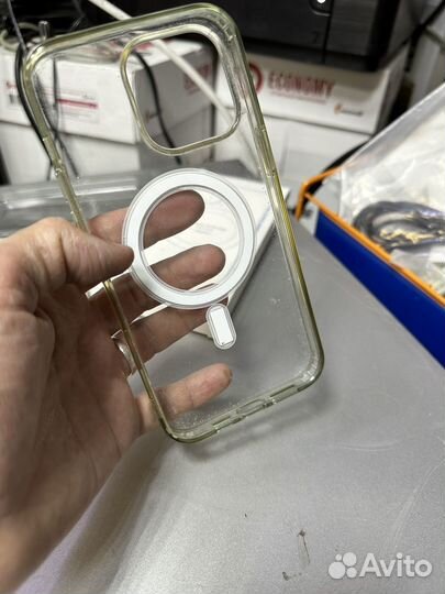 Чехол прозрачный на iPhone 14 pro max magsafe