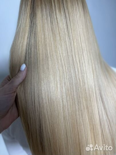 Кератиновое выпрямление волос модель