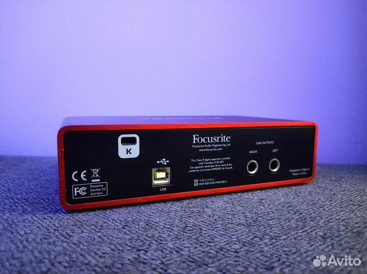 Focusrite Scarlett 2i2 2nd Gen