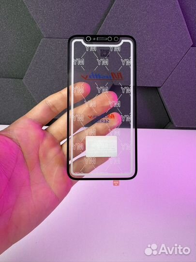 Стекло + оса на iPhone X/XS