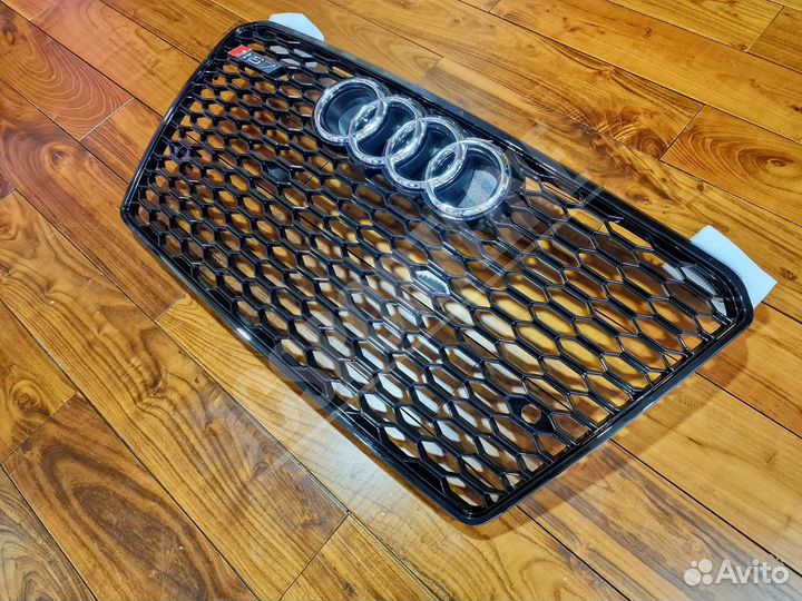 Решетка радиатора Full Black Audi RS7 4G
