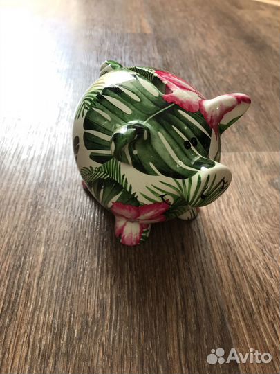 Хрюшка копилка фарфоровая новая
