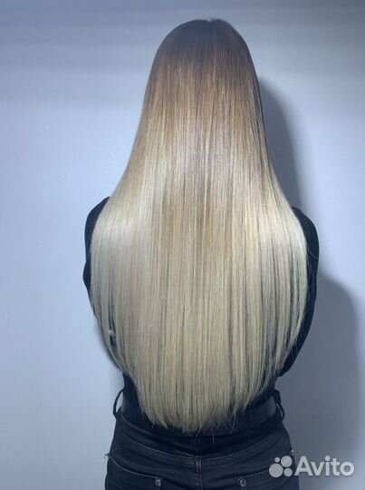 Кератиновое выпрямление волос