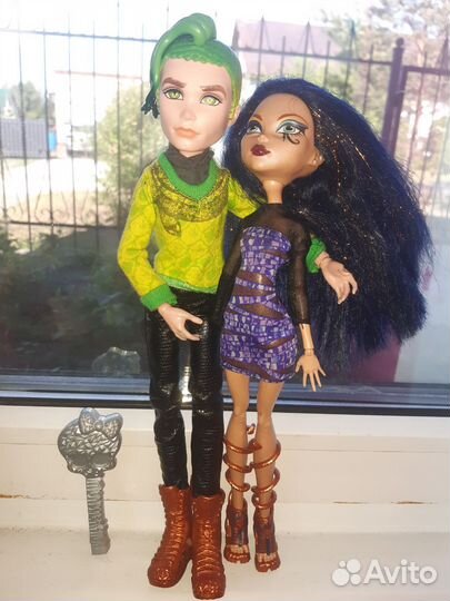 Куклы Монстер хай, Клео Де Нил и Дьюс