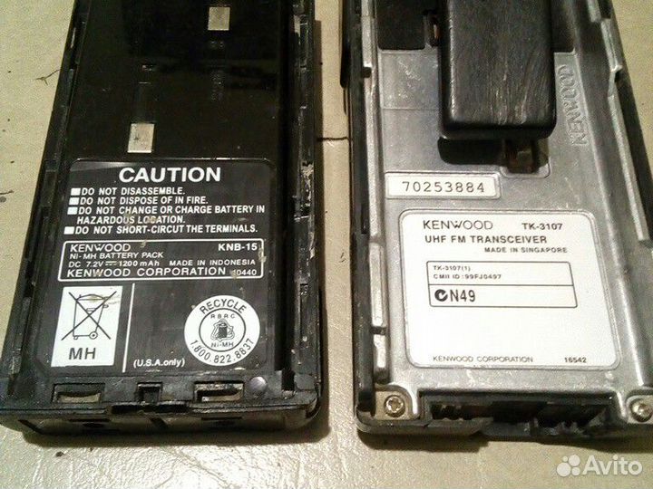 2 Рации Kenwood TK-3107