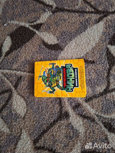 Карточки черепашки ниндзя