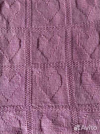 Плед детский вязаный ручная работа