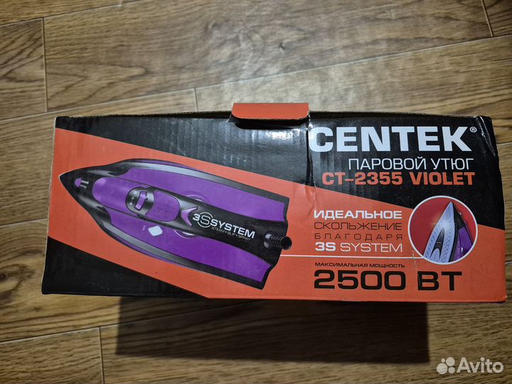 Паровой утюг новый centek
