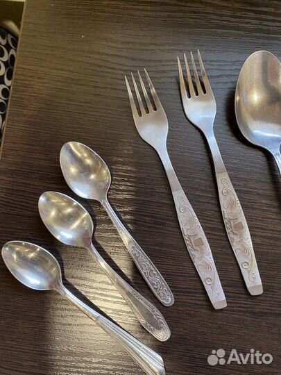 Вилки ложки ножи СССР