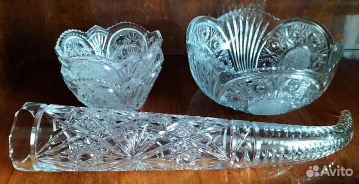Хрустальная посуда бу