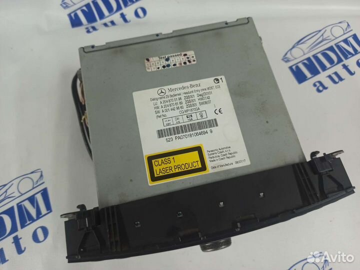 Магнитола Mercedes w204 C-class
