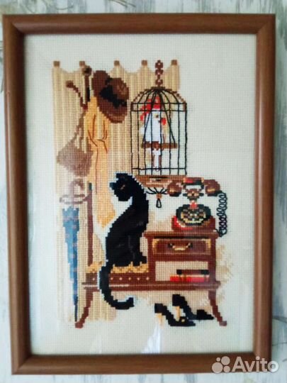 Картина вышитая крестом
