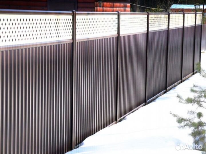 Забор из профлиста