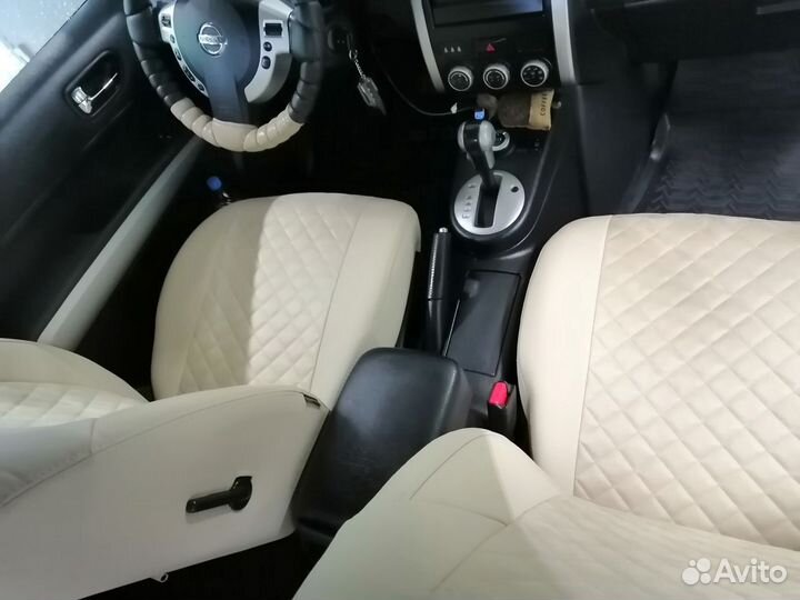 Чехлы экокожа Ромб на Nissan X-Trail T31 Автопилот