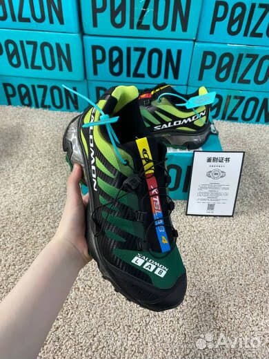 Salomon xt 4 зеленые оригинал Poizon