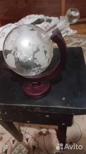 Графин хрустальный глобус
