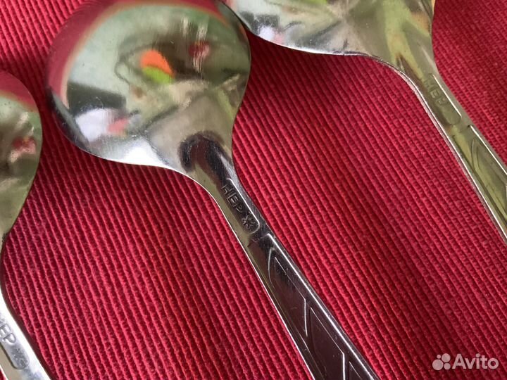Ложки столовые нержавейка СССР 4шт