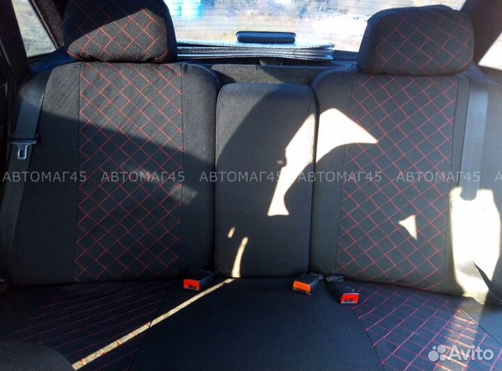 Авточехлы Ваз 2110-12 Лада Приора жаккард ромб