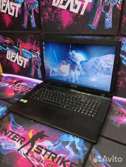 Игровой Asus 17'3 i5 4GB видео 12GB озу SSD