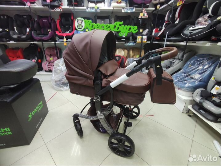 Коляска Farfello Aimile New Эко-Кожа Трансформер