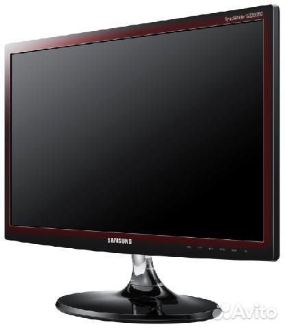 Монитор Samsung S24B350HL черно-красный