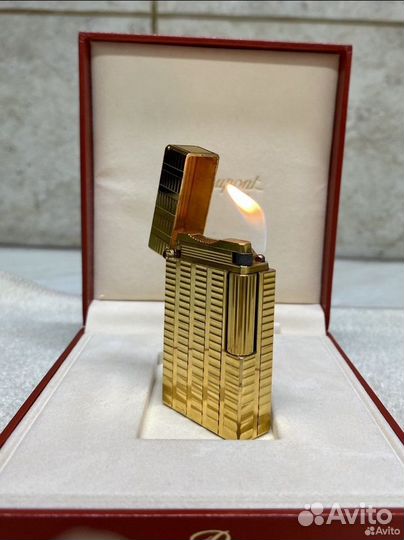 S.T. Dupont Montparnasse 24 gold Газовая зажигалка