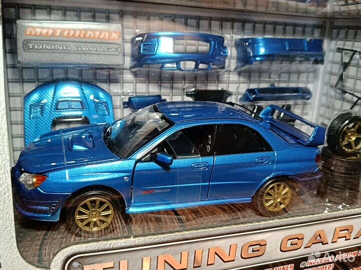 Subaru Impreza WRX STI Tuning Garage Motormax 1:24