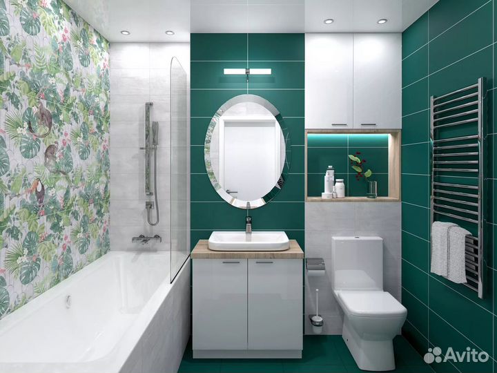 Плитка облицовочная Зеленая City colors CGT