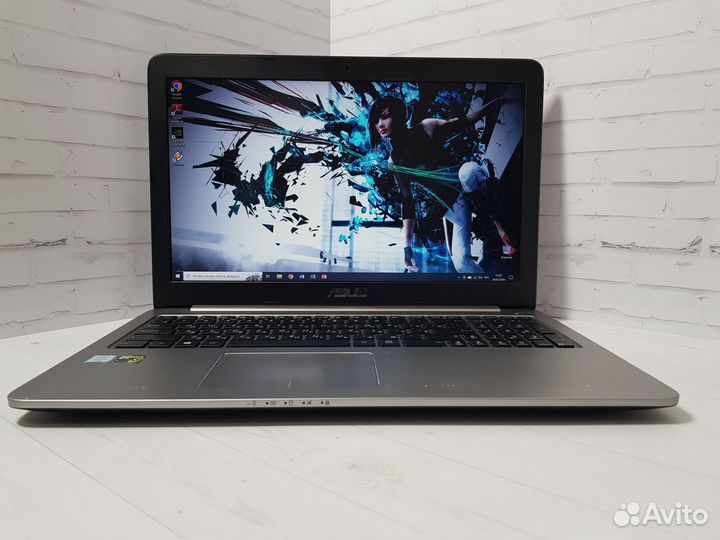 Игровой ноутбук Asus 2видеокарты/8Gb/SSD/ гарантия