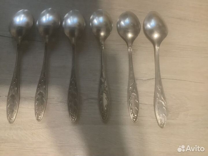 Ложки десертные мельхиор