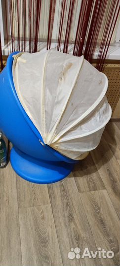 Икеа пс лёмск Вращающееся кресло - синий/белый