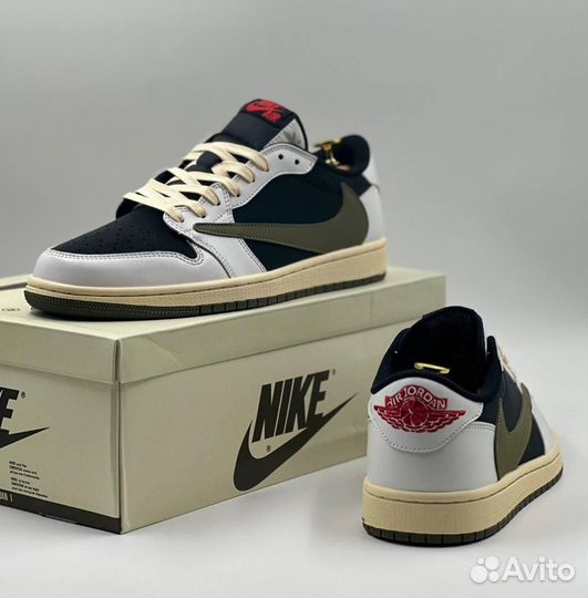 Кроссовки мужские Nike Air Jordan 1 Low & Travis
