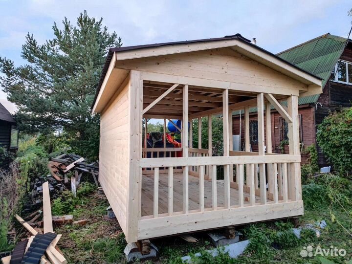 Беседка сарай